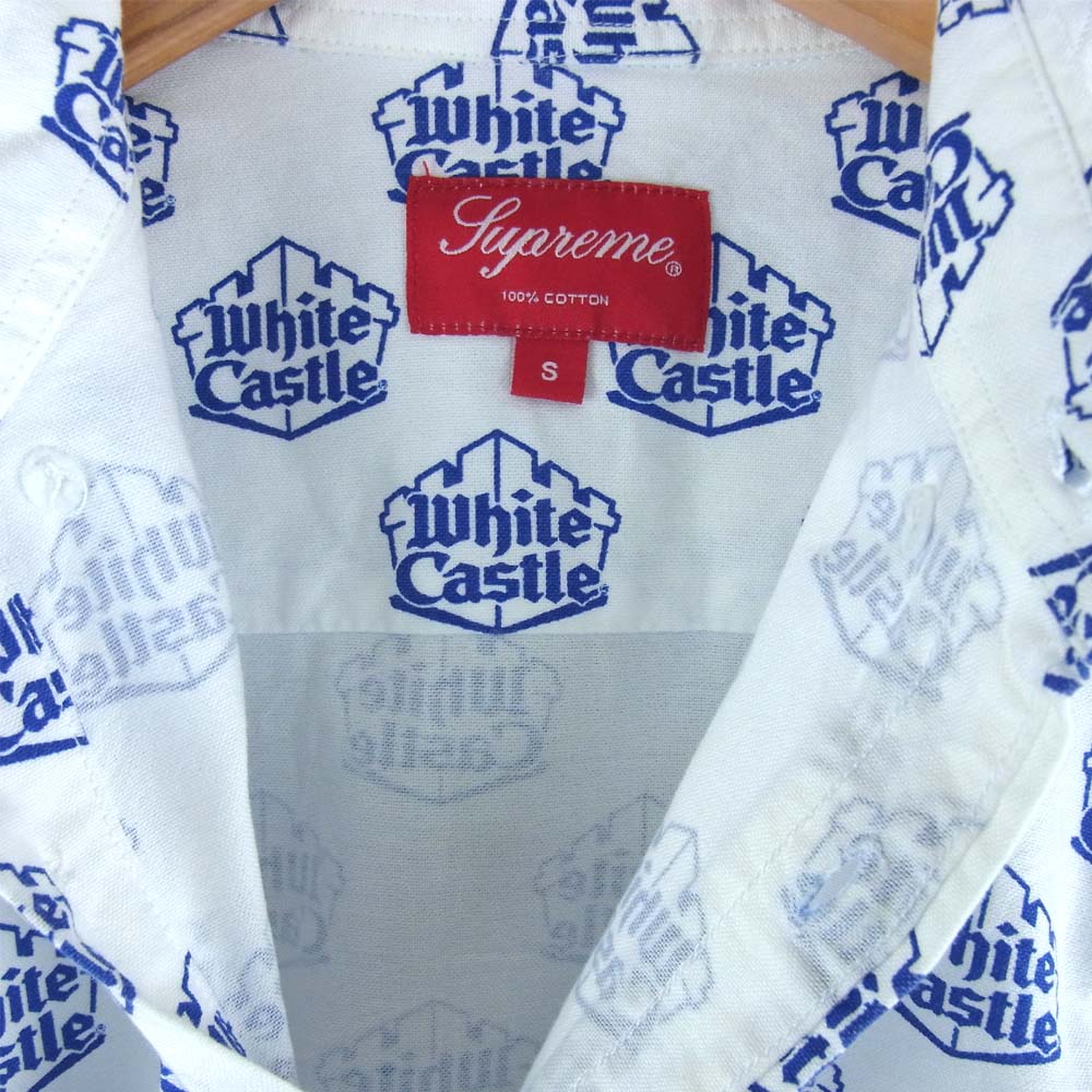 Supreme シュプリーム 15SS white castle ホワイトキャッスル 半袖 シャツ ホワイト系 S【中古】