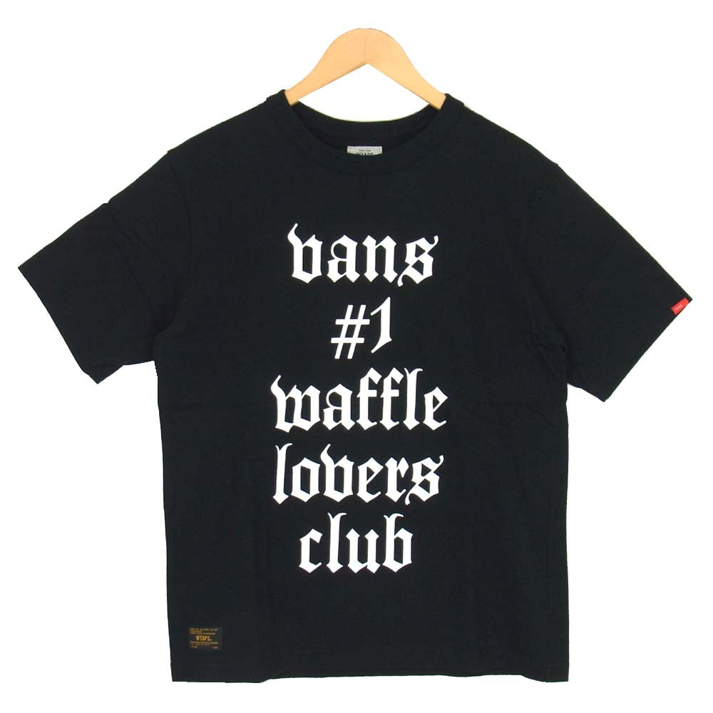 WTAPS ダブルタップス 16SS 161ATVND-CSM01S バンズボルト VANS VAULT DESIGN S/S 05 プリント 半袖 Tシャツ ブラック系 L【美品】【中古】