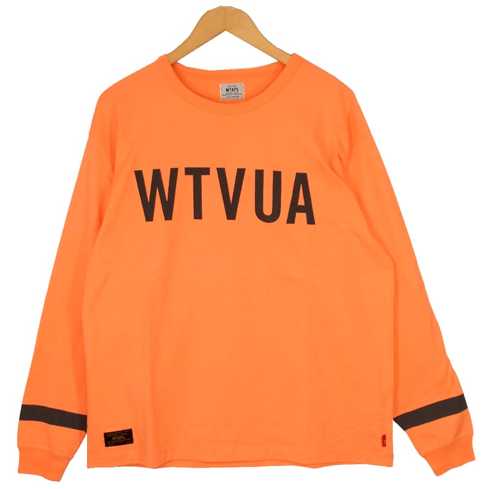 WTAPS ダブルタップス 171ATDT-CSM19 HELLWEEK LS:SAR 長袖Ｔシャツ オレンジ系 M【中古】