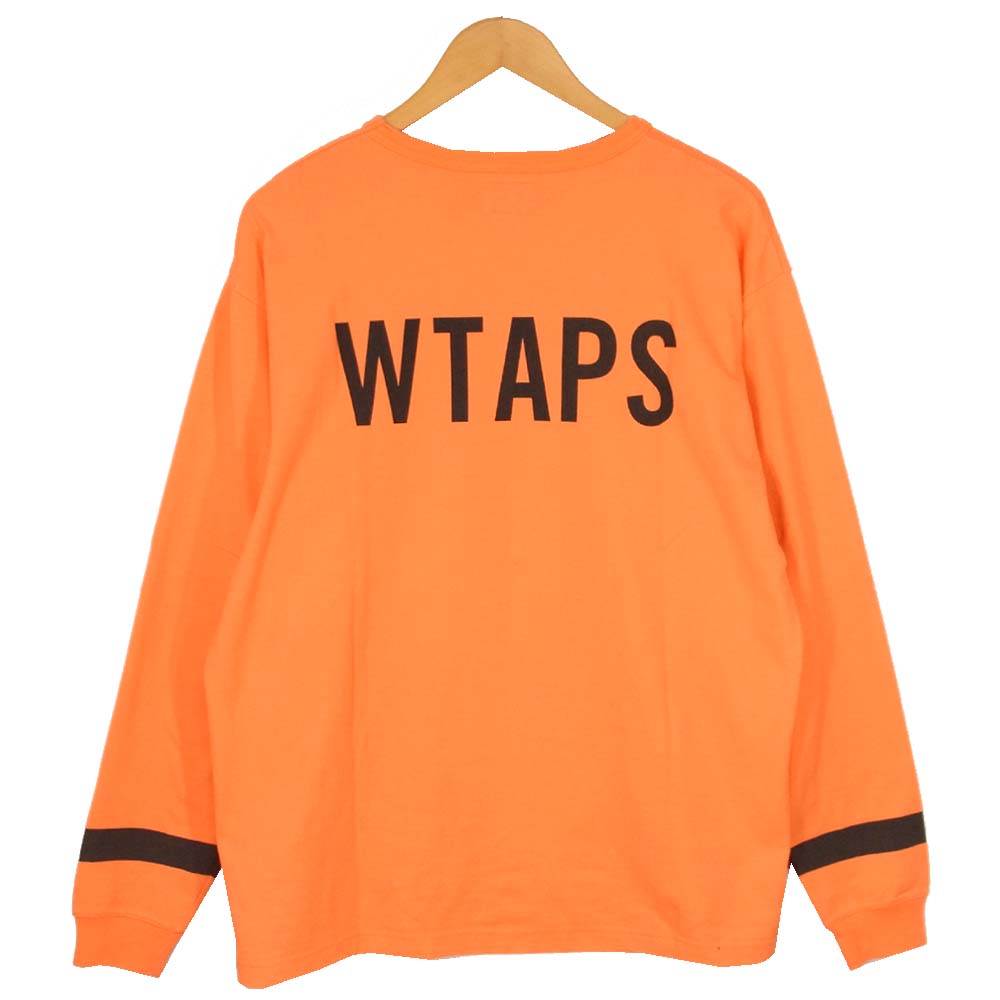 WTAPS ダブルタップス 171ATDT-CSM19 HELLWEEK LS:SAR 長袖Ｔシャツ オレンジ系 M【中古】