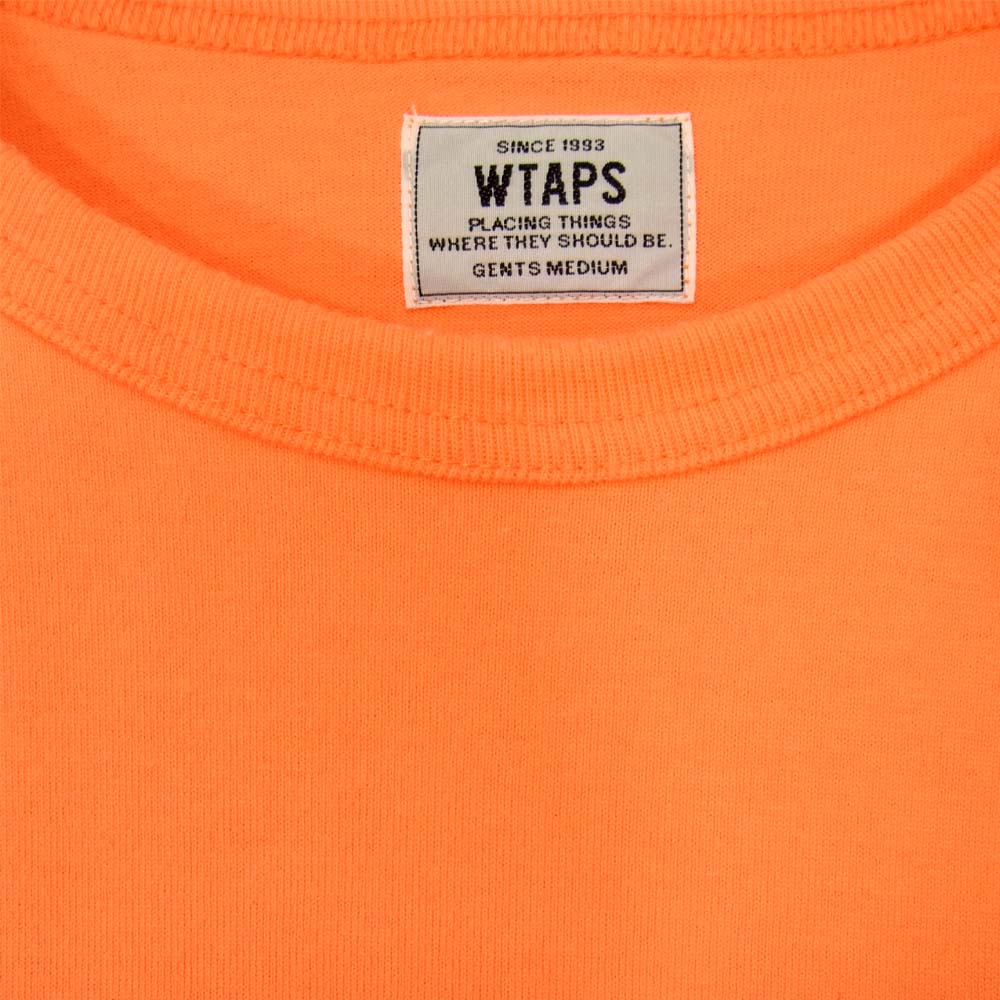 WTAPS ダブルタップス 171ATDT-CSM19 HELLWEEK LS:SAR 長袖Ｔシャツ オレンジ系 M【中古】