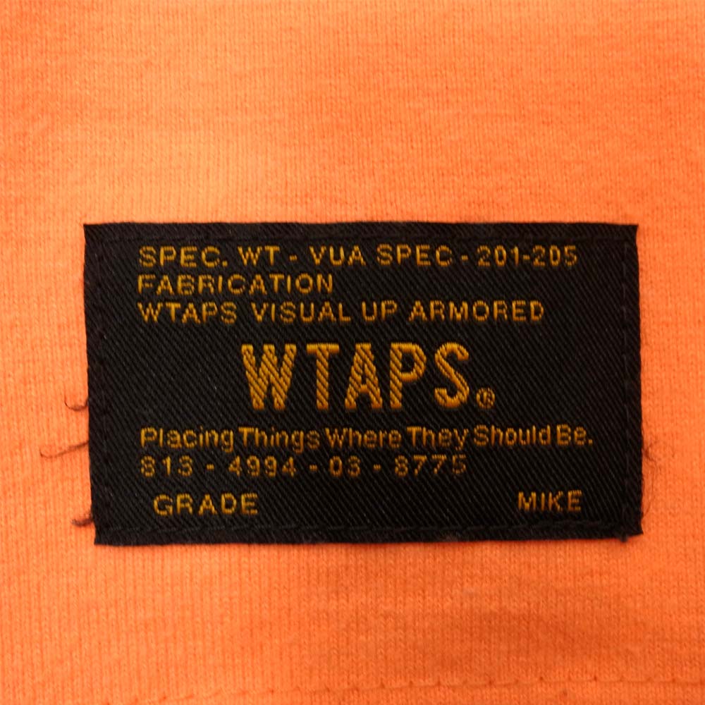 WTAPS ダブルタップス 171ATDT-CSM19 HELLWEEK LS:SAR 長袖Ｔシャツ オレンジ系 M【中古】