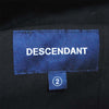DESCENDANT ディセンダント 刺繍 コーデュロイ イージー パンツ ブラック系 2【中古】
