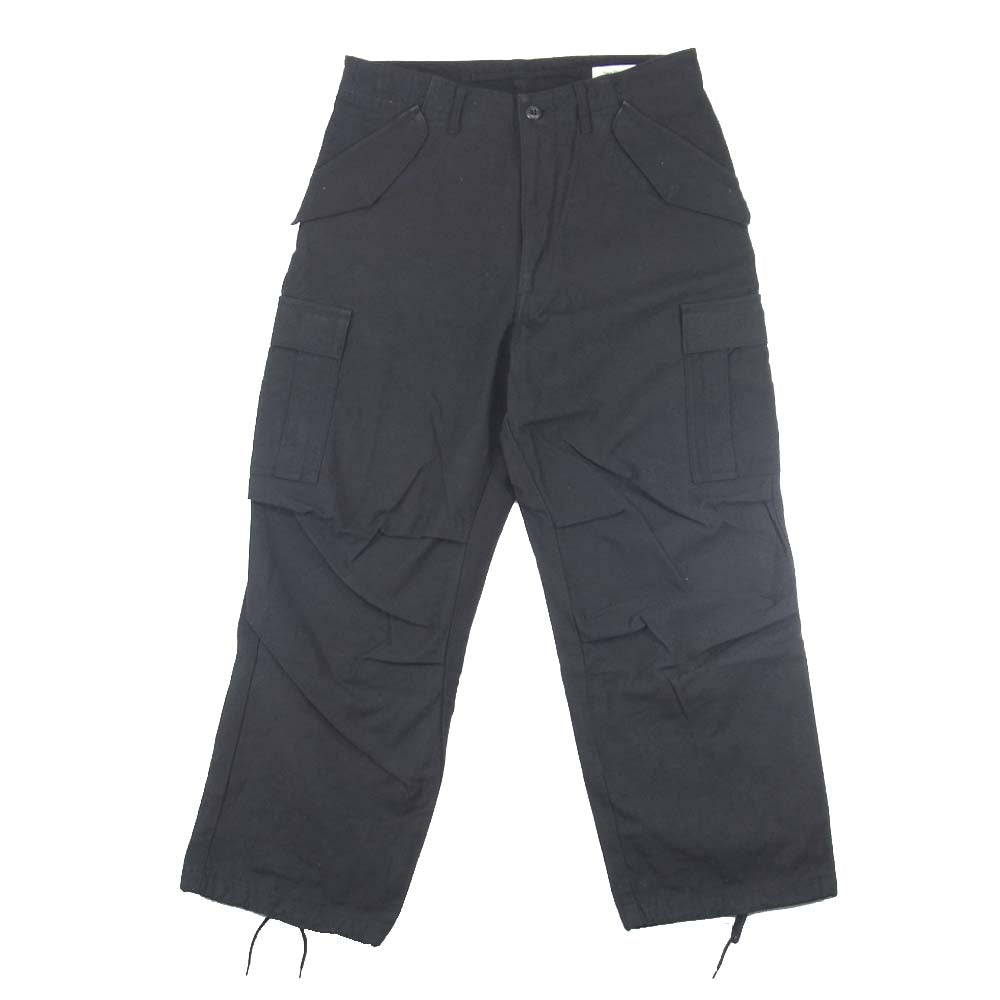 WTAPS ダブルタップス WVDT-PTM05 19SS TROUSERS NYCO SATIN カーゴパンツ ブラック系 02【中古】