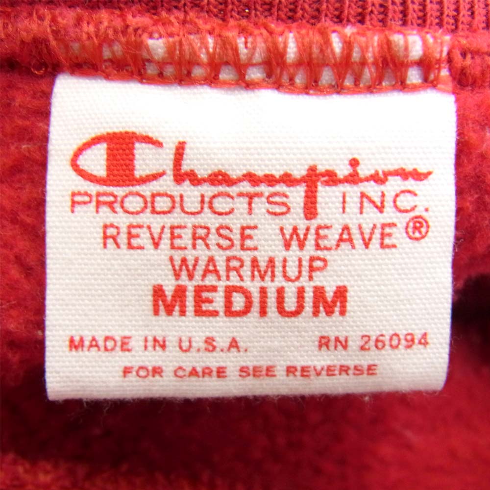 Champion チャンピオン 赤タグ リバースウィーブ スウェット レッド系