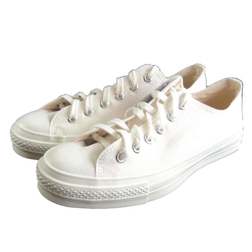CONVERSE コンバース CANVAS AS J OX キャンバス  ローカット ホワイト ホワイト系 26.5㎝【新古品】【未使用】【中古】
