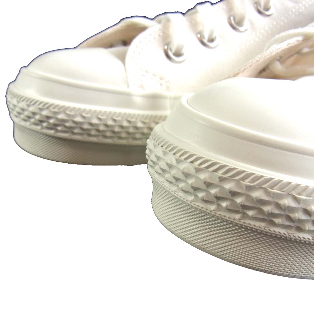 CONVERSE コンバース CANVAS AS J OX キャンバス  ローカット ホワイト ホワイト系 26.5㎝【新古品】【未使用】【中古】