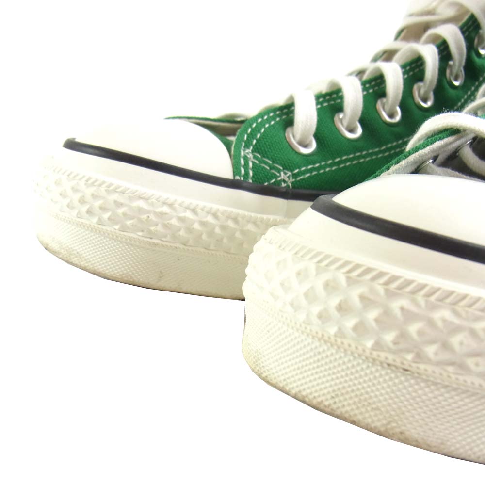 CONVERSE コンバース CANVAS AS J HI キャンバス ハイカット グリーン グリーン系 26.5㎝【美品】【中古】