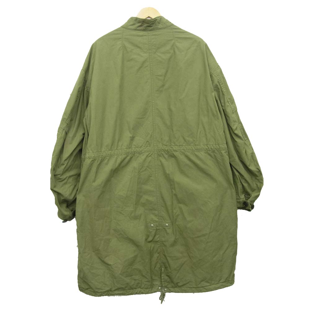 VISVIM ビズビム 120205013012 未使用品 CHAMDO FISHTAIL PARKA 泥染め加工 ミリタリー ジャケット カーキ系 1【極上美品】【中古】
