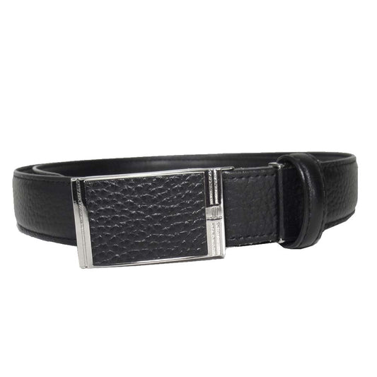 LANVIN ランバン COLLECTION レザー ベルト ブラック系【美品】【中古】
