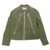 MAISON MARGIELA メゾンマルジェラ 19AW S50AM0413 カーフレザー 八の字 ライダース ジャケット グリーン系 カーキ系 52【中古】