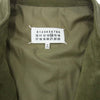 MAISON MARGIELA メゾンマルジェラ 19AW S50AM0413 カーフレザー 八の字 ライダース ジャケット グリーン系 カーキ系 52【中古】