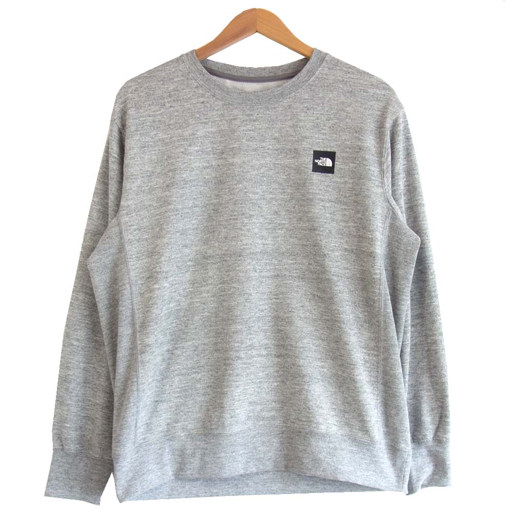 THE NORTH FACE ノースフェイス NT62038 Square Logo FullZip スクエアロゴ スウェット グレー系 XL【美品】【中古】