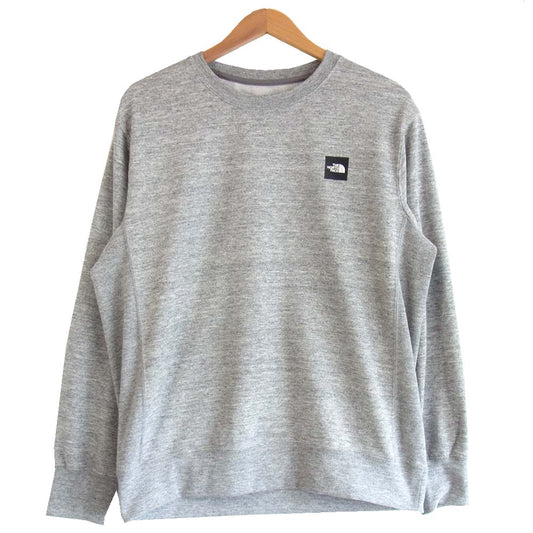 THE NORTH FACE ノースフェイス NT62038 Square Logo FullZip スクエアロゴ スウェット グレー系 XL【美品】【中古】