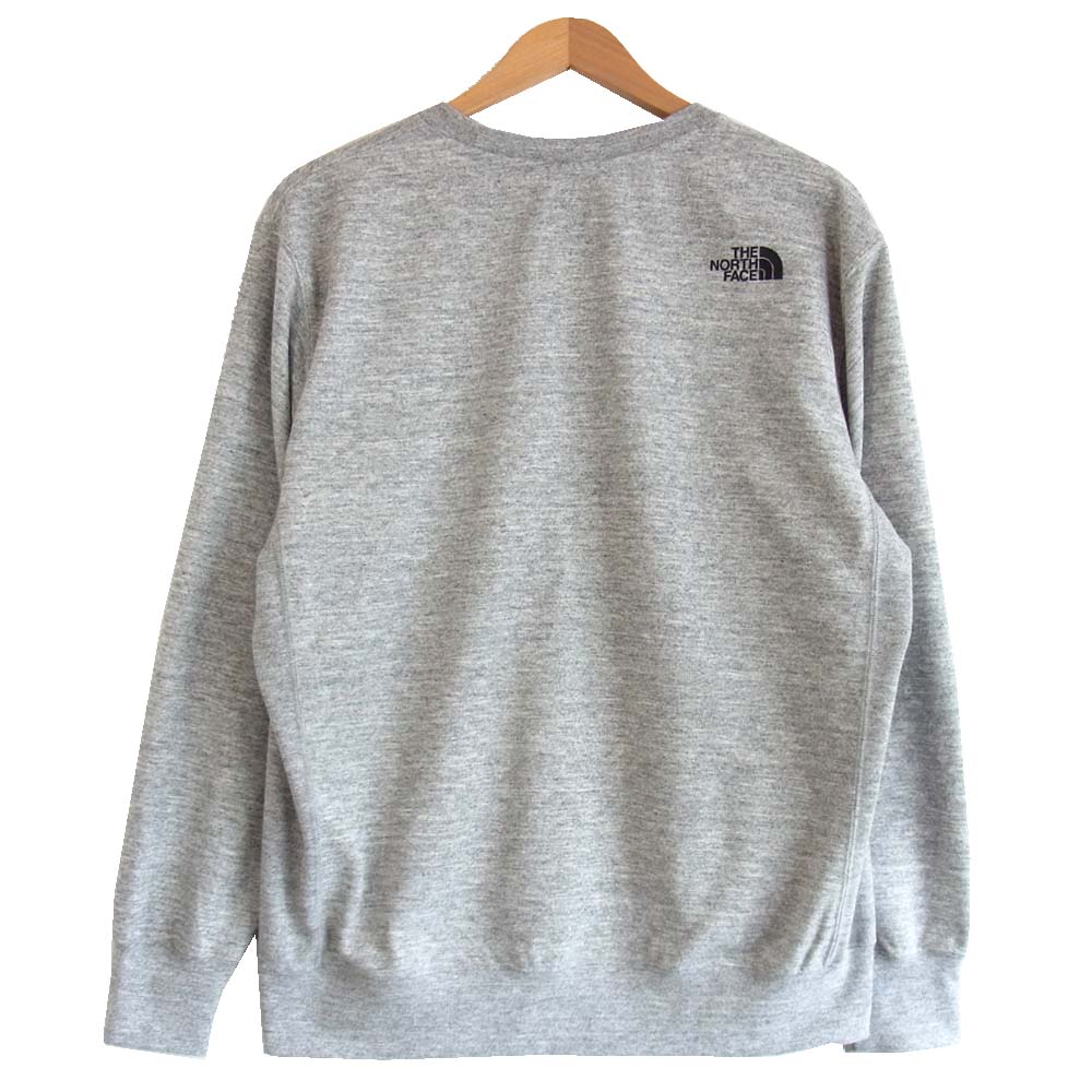 THE NORTH FACE ノースフェイス NT62038 Square Logo FullZip スクエアロゴ スウェット グレー系 XL【美品】【中古】
