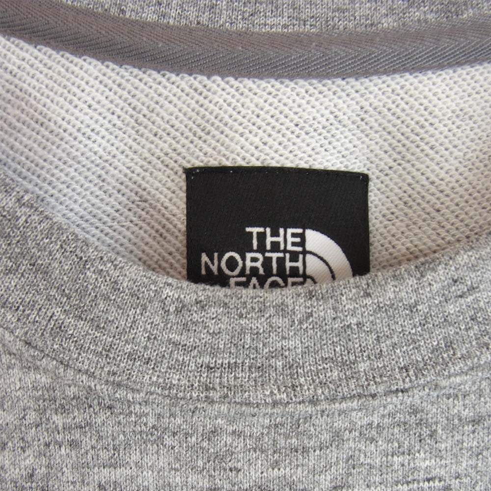 THE NORTH FACE ノースフェイス NT62038 Square Logo FullZip スクエアロゴ スウェット グレー系 XL【美品】【中古】