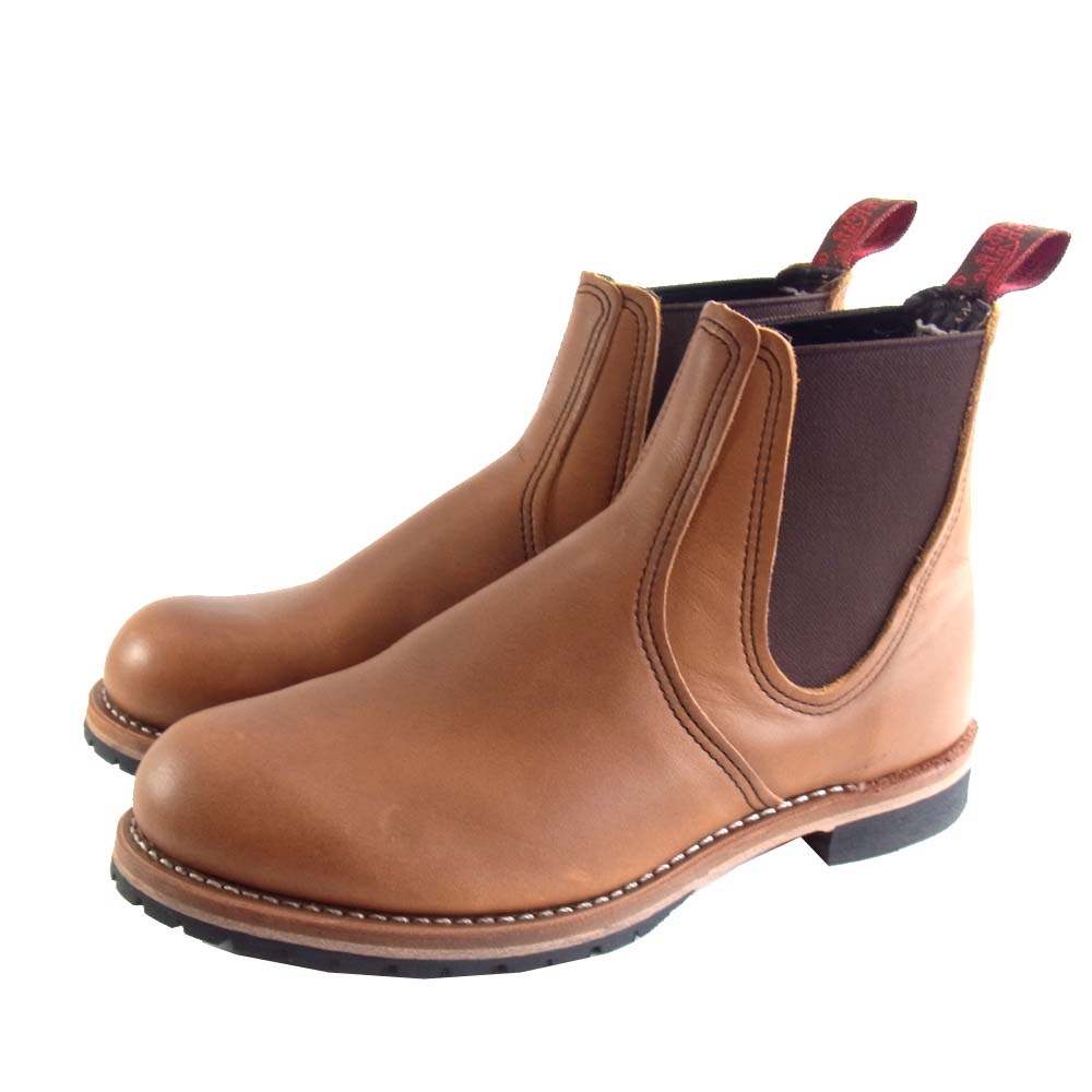 RED WING レッドウィング 2922 CHELSEA チェルシー ライトブラウン系 25cm【極上美品】【中古】