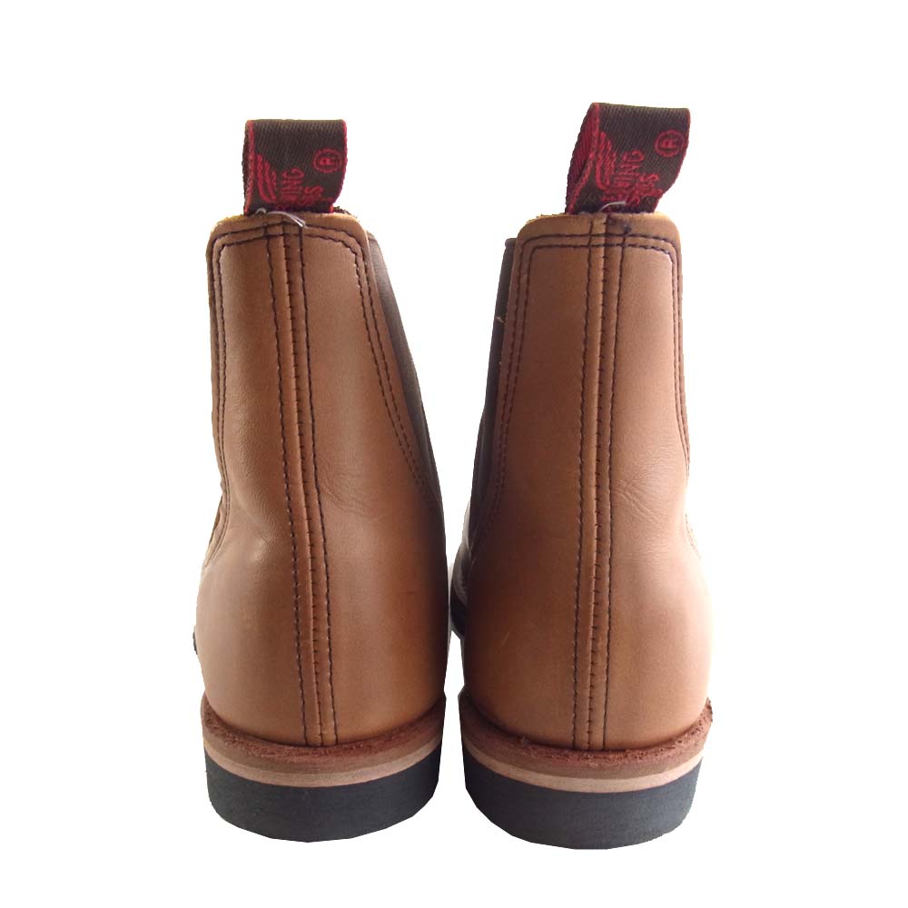 RED WING レッドウィング 2922 CHELSEA チェルシー ライトブラウン系 25cm【極上美品】【中古】