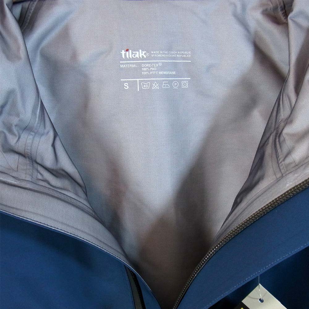 TILAK ティラック Storm 18 S majolica GORE-TEX ストーム ジャケット ゴアテックス ネイビー系 S【新古品】【未使用】【中古】