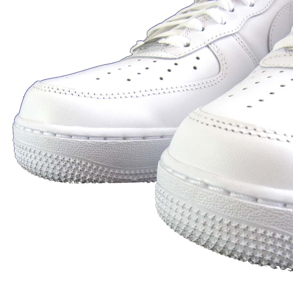 NIKE ナイキ 315122 111 AIR FORCE 1 07 エア フォース スニーカー ホワイト系 27.5㎝【美品】【中古】