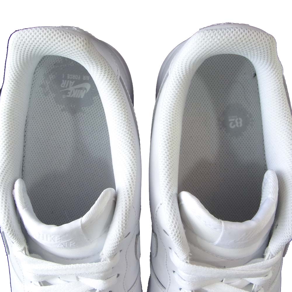 NIKE ナイキ 315122 111 AIR FORCE 1 07 エア フォース スニーカー ホワイト系 27.5㎝【美品】【中古】