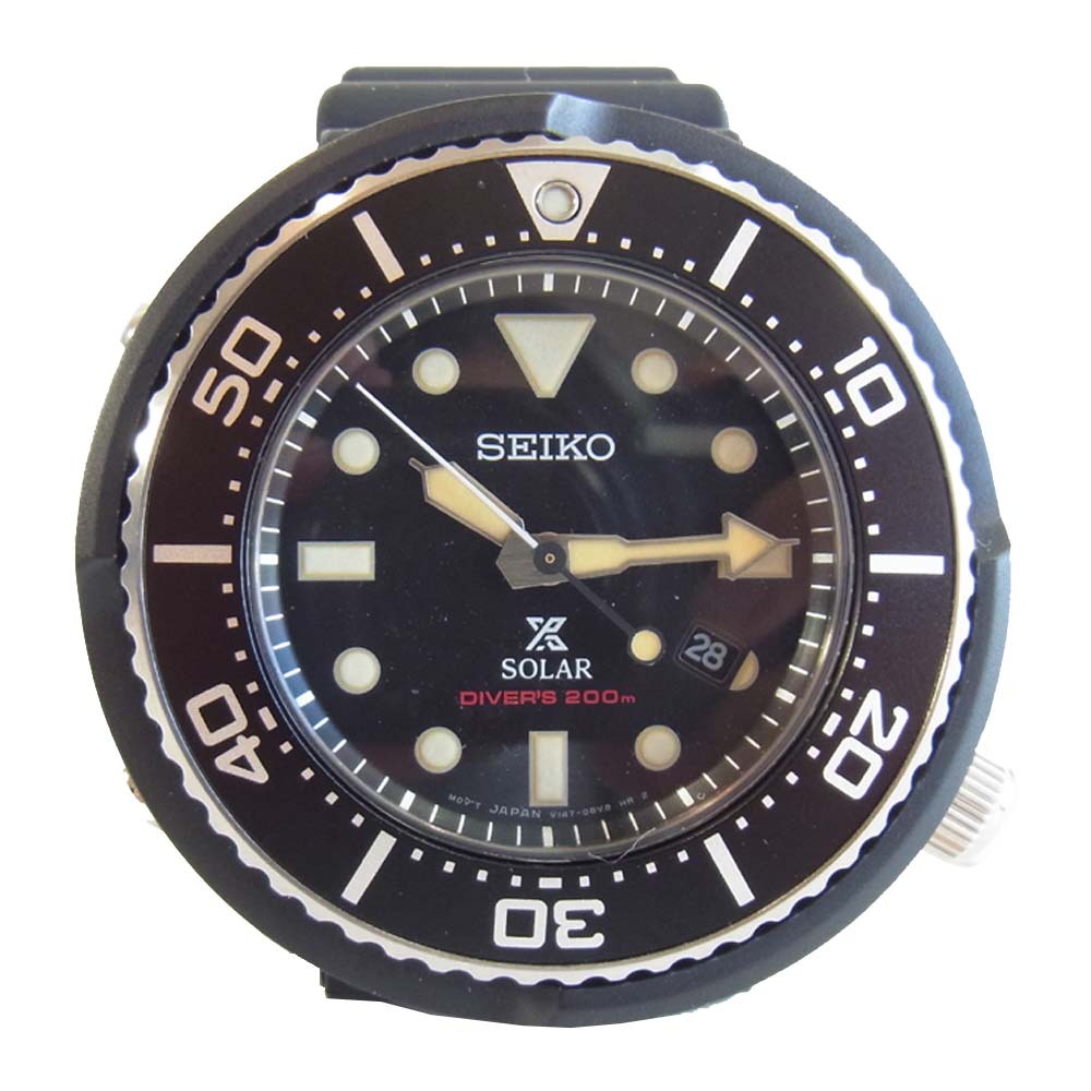 SEIKO セイコー SBDN043 PROSPEX LOWERCASE ダイバースキューバ プロデュース ショップ限定モデル プロスペックス ソーラー ブラック系【新古品】【未使用】【中古】