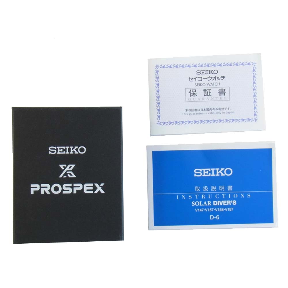 SEIKO セイコー SBDN043 PROSPEX LOWERCASE ダイバースキューバ プロデュース ショップ限定モデル プロスペックス ソーラー ブラック系【新古品】【未使用】【中古】
