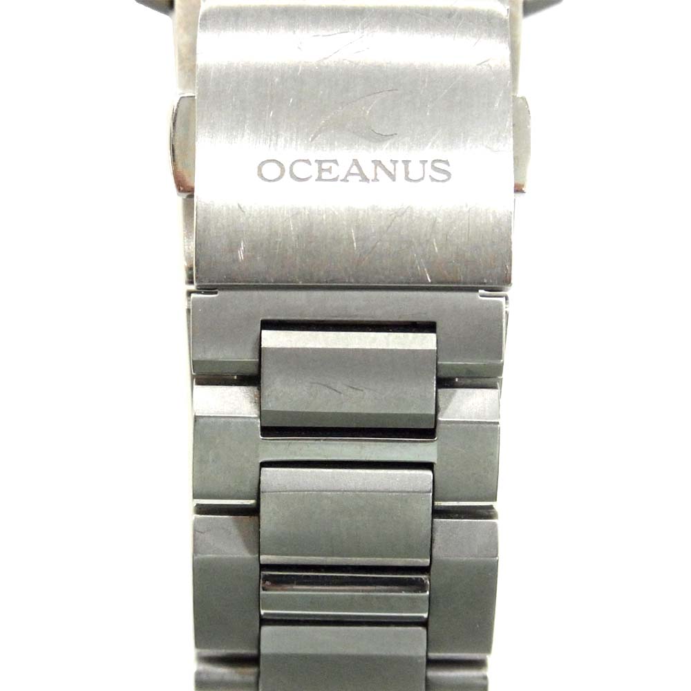 CASIO カシオ OCW-G1000 オシアナス OCEANUS ソーラー 電波 時計 ウォッチ シルバー系【中古】