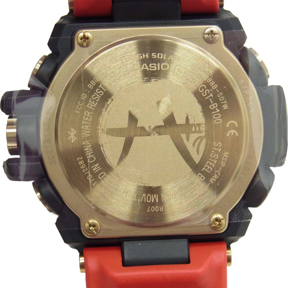 G-SHOCK ジーショック GST-B100RH-1AJR Rui Hachimura 八村塁 モデル 腕時計 ウォッチ ブラック系 ゴールド系【新古品】【未使用】【中古】