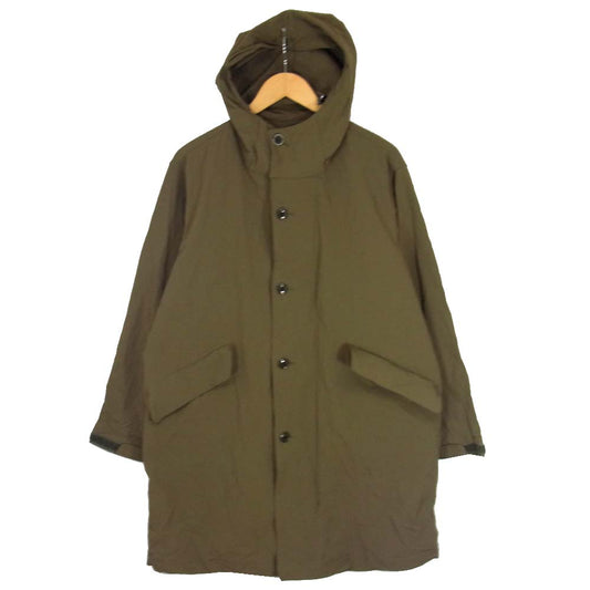 ビーミング 17S-BB009 ナイロン ジップ モッズ レインコート ジャケット カーキ系【美品】【中古】