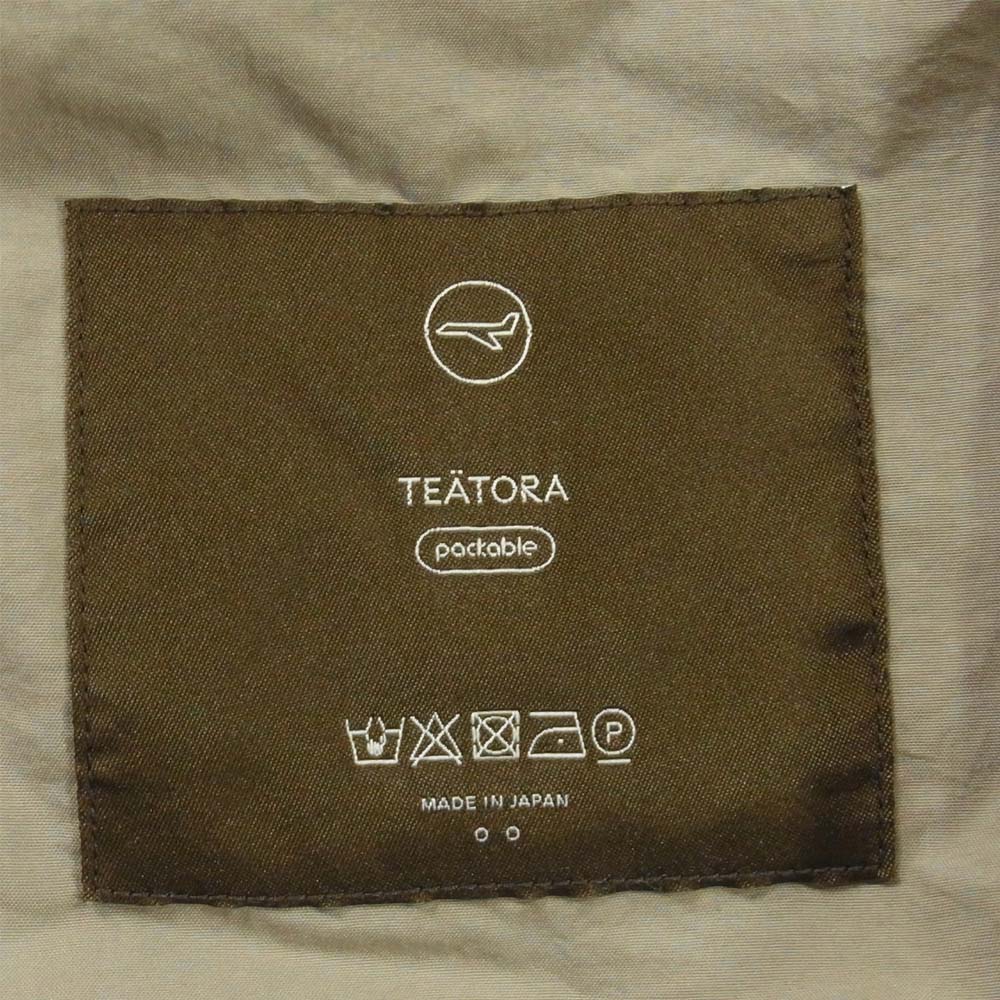 TEATORA テアトラ device coat op TT-102-OP ディバイス コート 日本製 DESERT BEIGE ○○【新古品】【未使用】【中古】