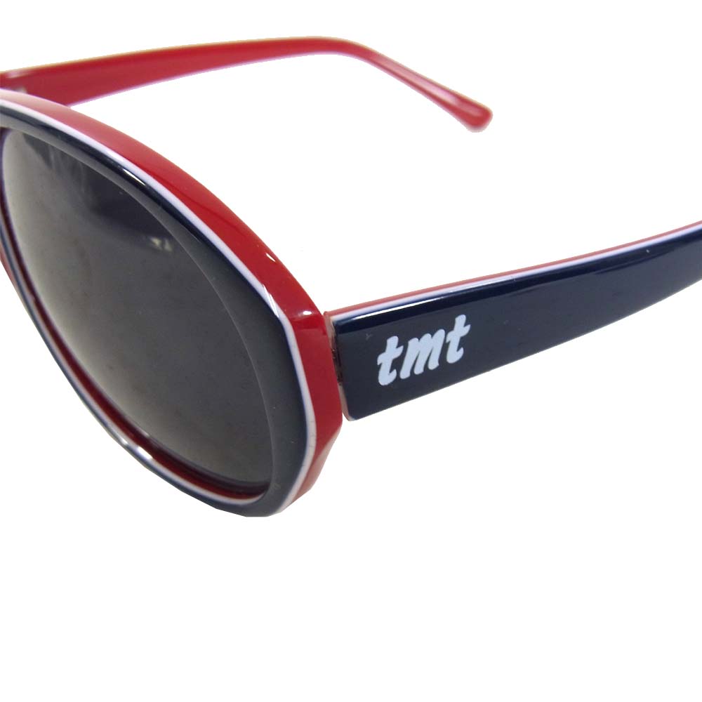 TMT ティーエムティー S13SP71 トリコロール セルフレーム サングラス ブルー系 レッド系 F【新古品】【未使用】【中古】