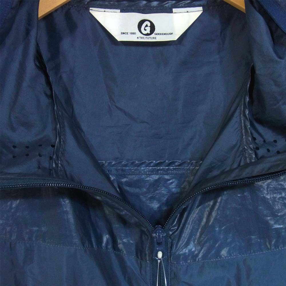 GOODENOUGH グッドイナフ GE-141004 ナイロン ジップ パーカー ネイビー系 L【美品】【中古】