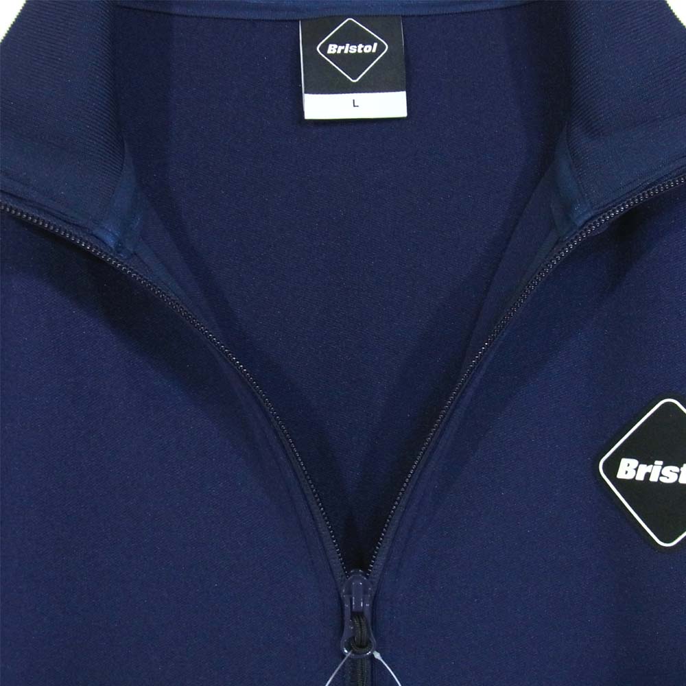 F.C.R.B. エフシーアールビー 17SS FCRB-170030 FIELD TRAINING JERSEY BLOUSON トレーニング ジャージ ブルゾン ネイビー系 L【新古品】【未使用】【中古】