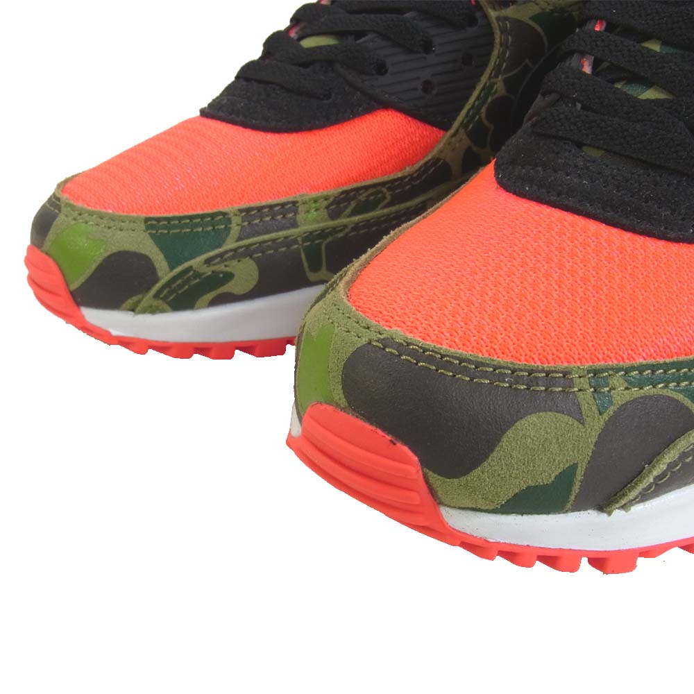 NIKE ナイキ CW6024 600 atmos アトモス AIR MAX 90 DUCK CAMO エア マックス リバース ダック カモ スニーカー インフラレッド/ブラック 27.5cm【新古品】【未使用】【中古】