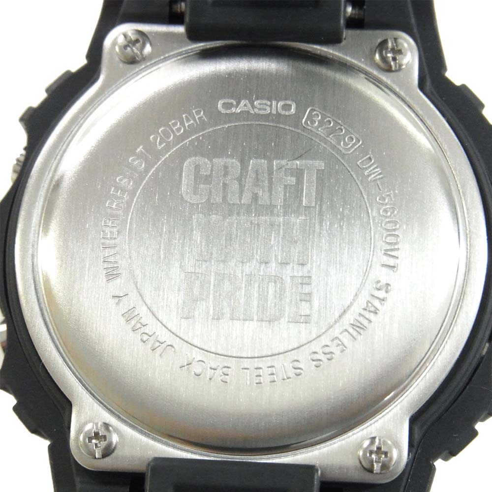 NEIGHBORHOOD ネイバーフッド 17SS DW-5600 G-SHOCK ジーショック P-WATCH 腕時計 ブラック系【美品】【中古】