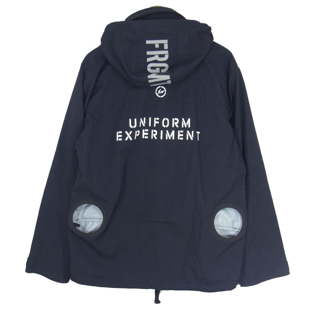 uniform experiment ユニフォームエクスペリメント 19SS UE-190121 fragment design BURTLE フラグメント バートル BURTLE AIR CRAFT MOUNTAIN PARKA マウンテン パーカー ブラック系 4【新古品】【未使用】【中古】