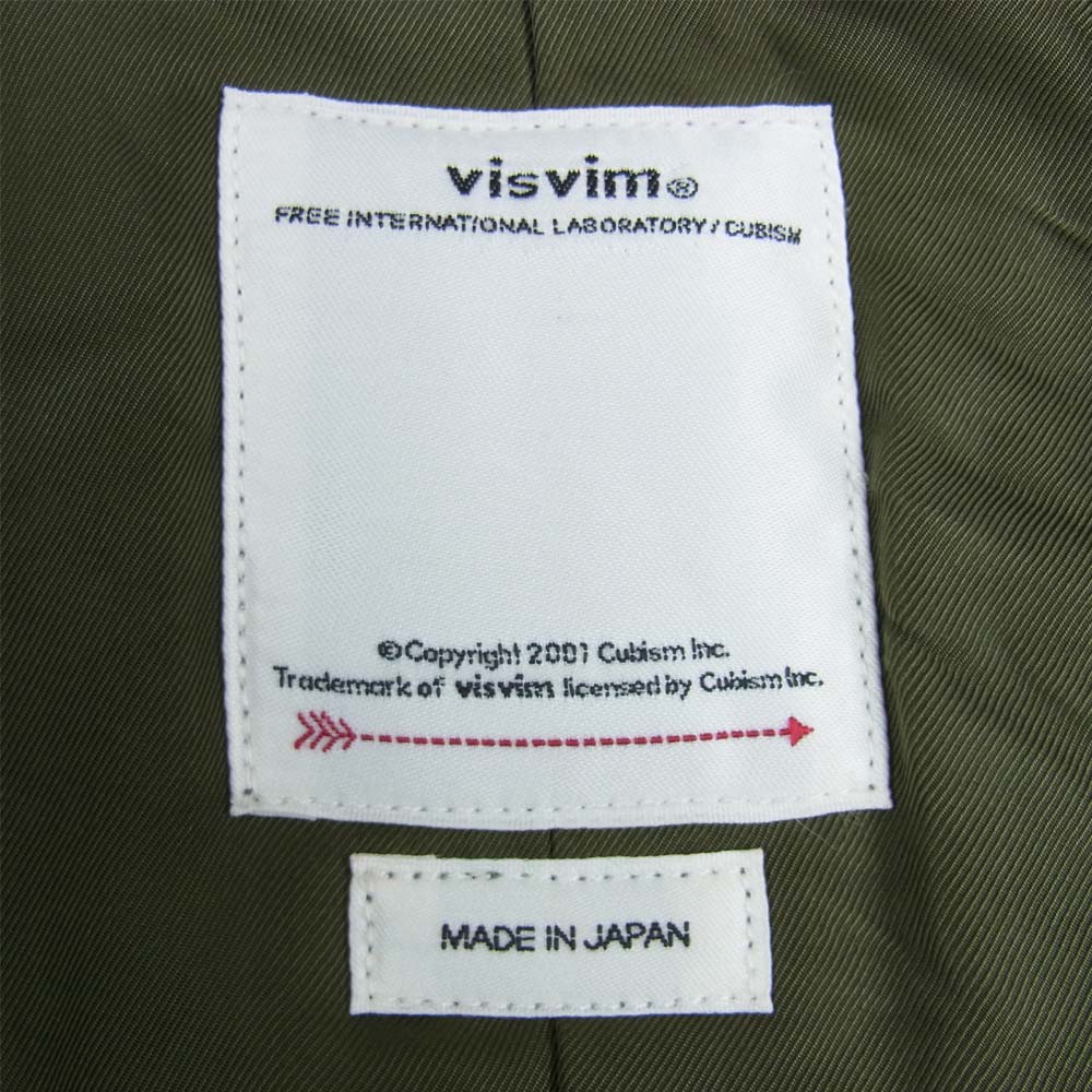 VISVIM ビズビム 19AW 119205013007 SIX-FIVE FISHTAIL PARKA フィッシュ テール パーカー モッズ コート グリーン系 2【新古品】【未使用】【中古】