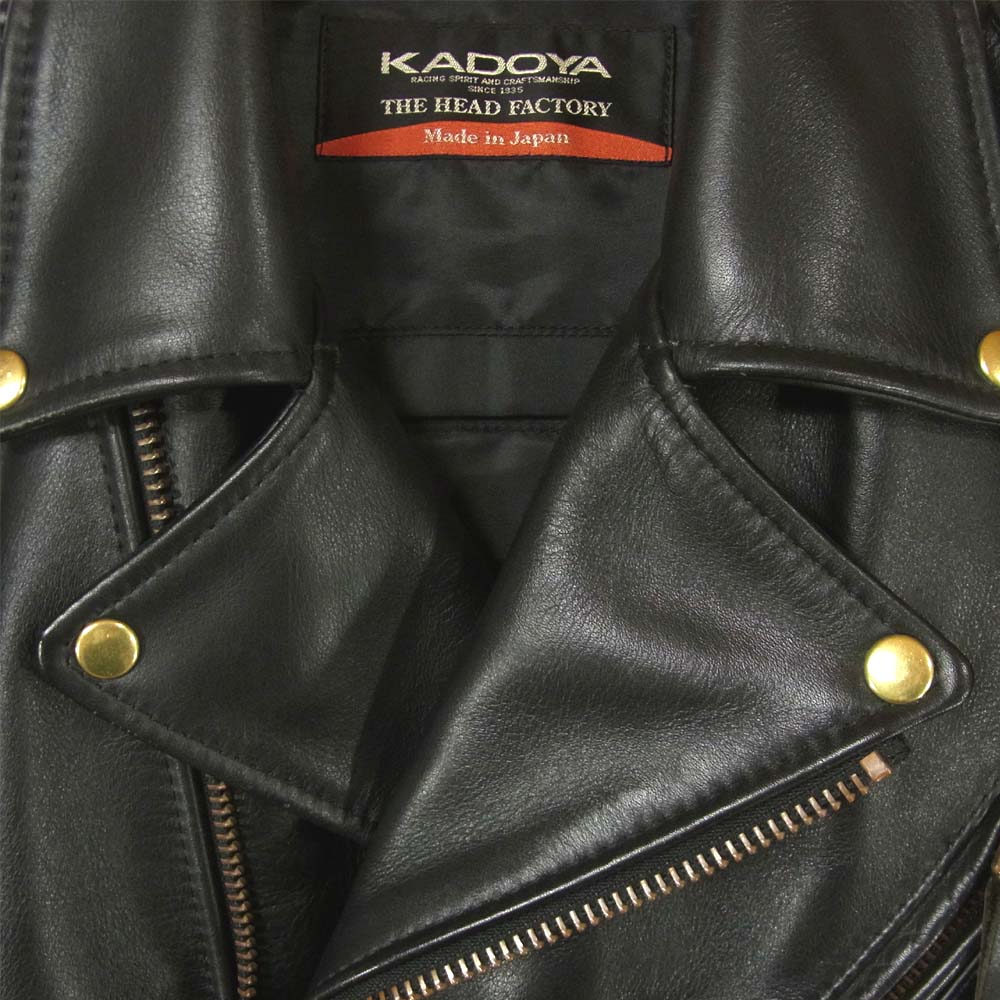 KADOYA カドヤ HEAD FACTORY ヘッドファクトリー 日本製 レザー ダブル