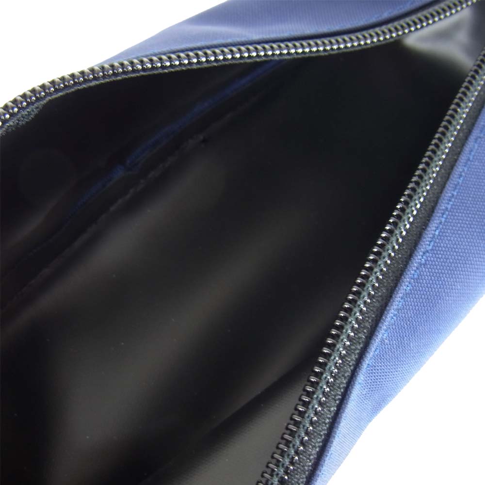 Herve Chapelier エルベ・シャプリエ 716N ペンケースM ブルニュイ ネイビー系【新古品】【未使用】【中古】