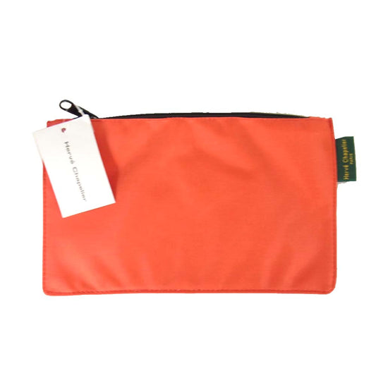 Herve Chapelier エルベ・シャプリエ 902F フラットポーチM ゼラニウム レッド系【新古品】【未使用】【中古】