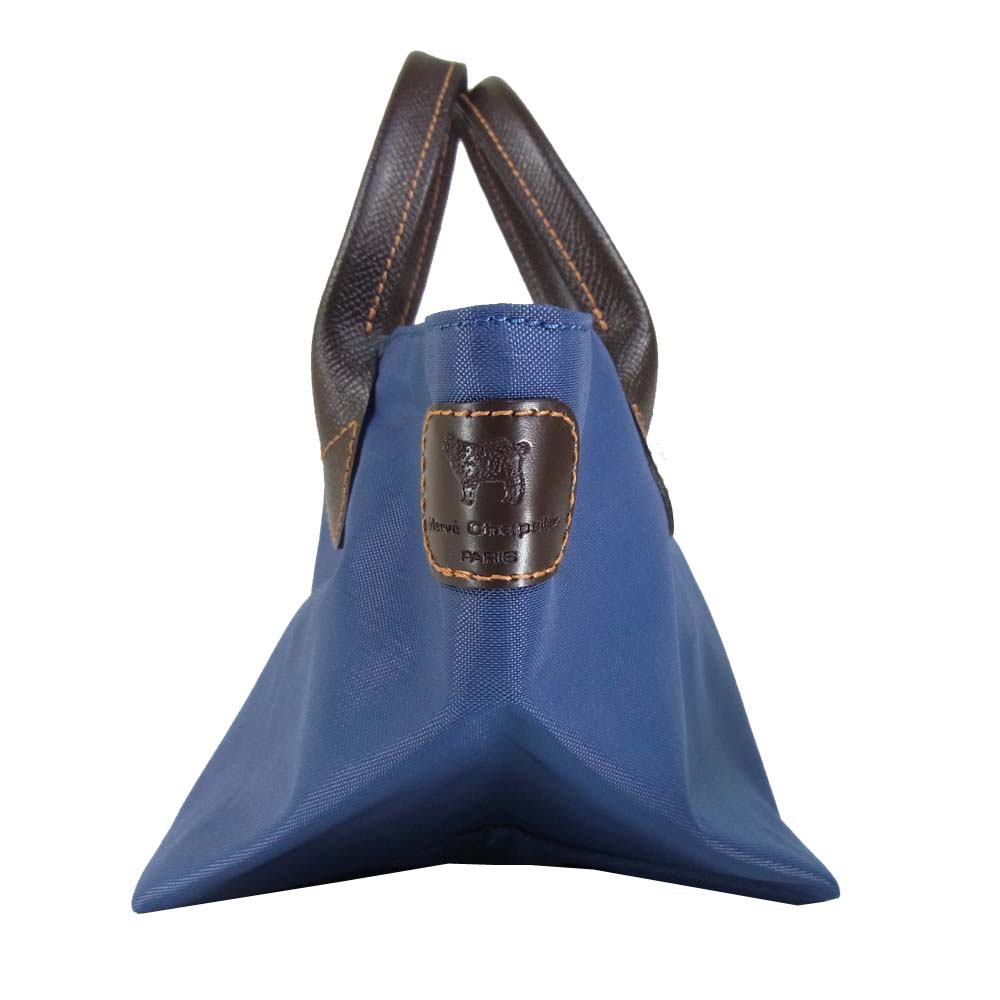 Herve Chapelier エルベ・シャプリエ 801ND 舟形トートS ブルーラベ ネイビー系【新古品】【未使用】【中古】