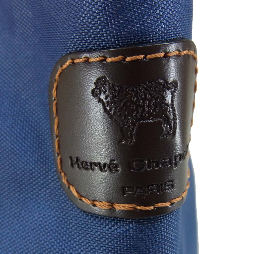 Herve Chapelier エルベ・シャプリエ 801ND 舟形トートS ブルーラベ ネイビー系【新古品】【未使用】【中古】