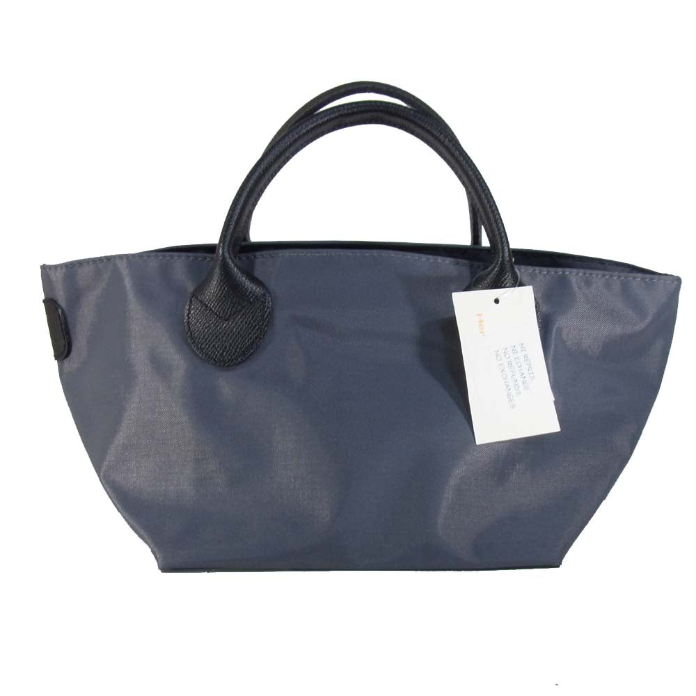 Herve Chapelier エルベ・シャプリエ 801ND 舟形トートS  フュズィ ダークグレー系【新古品】【未使用】【中古】