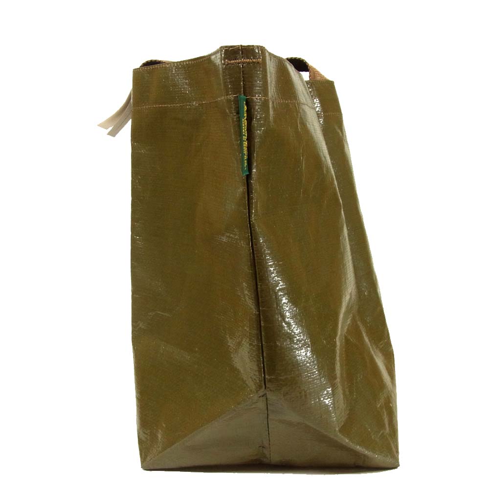 Herve Chapelier エルベ・シャプリエ 2014PP マルシェバッグL ムース×サーブル フランス製 カーキ系【新古品】【未使用】【中古】