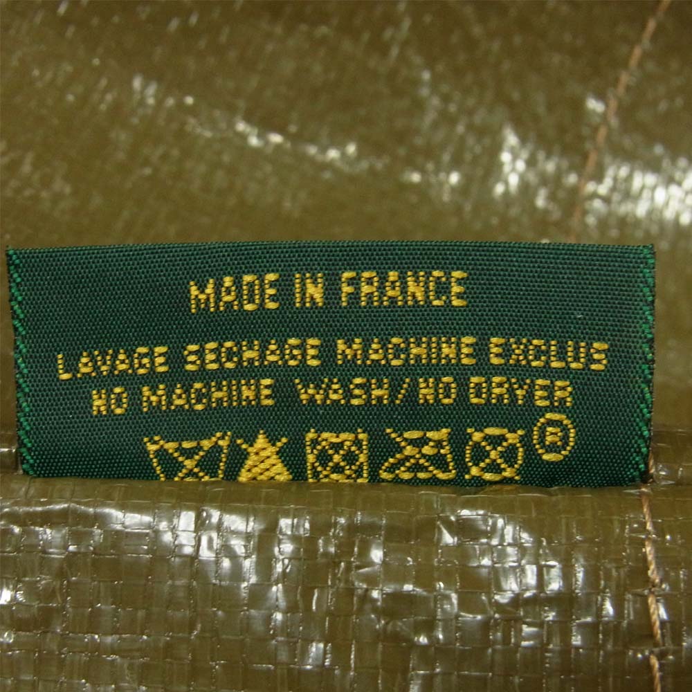 Herve Chapelier エルベ・シャプリエ 2014PP マルシェバッグL ムース×サーブル フランス製 カーキ系【新古品】【未使用】【中古】