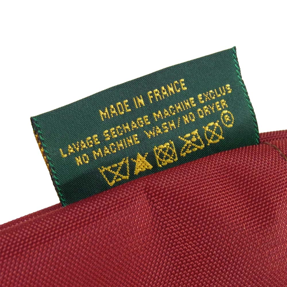 Herve Chapelier エルベ・シャプリエ 1024N ナイロンスクエアショルダーL A4サイズ グルナ×コニャック エンジ系【極上美品】【中古】