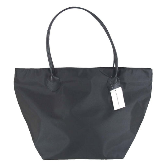 Herve Chapelier エルベ・シャプリエ 825ND 舟形ショルダートートL ノワール ブラック系【美品】【中古】
