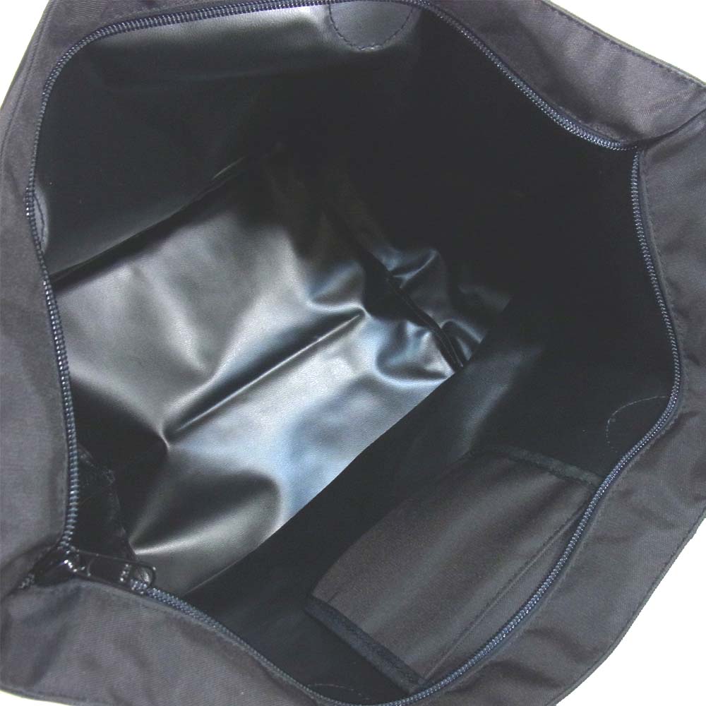 Herve Chapelier エルベ・シャプリエ 825ND 舟形ショルダートートL ノワール ブラック系【美品】【中古】
