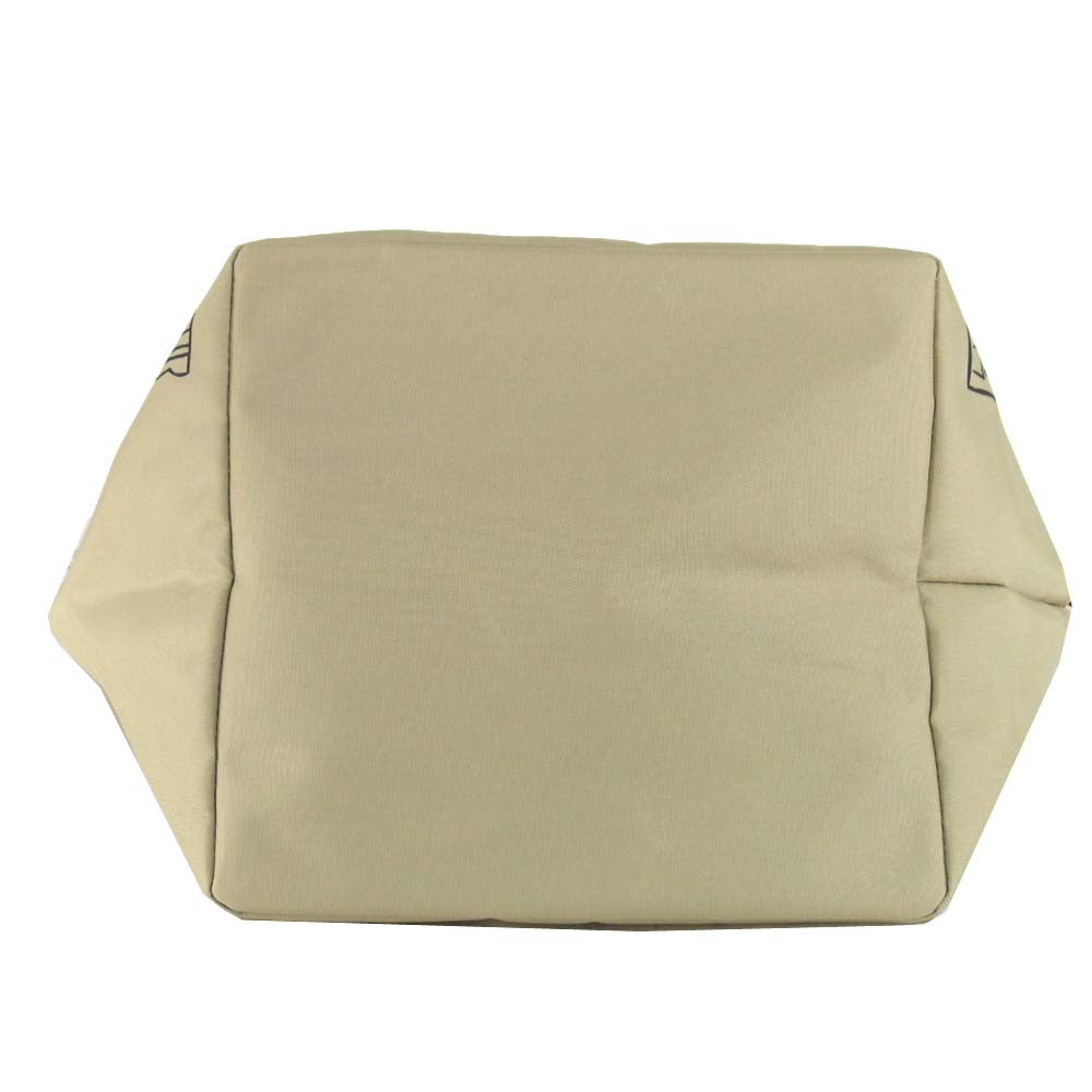 Herve Chapelier エルベ・シャプリエ 1027NSP パリ限定 エッフェル塔プリント 舟型トートM ペルル ベージュ系【極上美品】【中古】